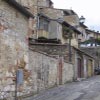 Foto: un particolare dell'edificio rilevato
