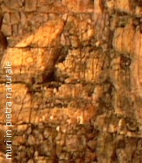Esempio di muro in pietra naturale